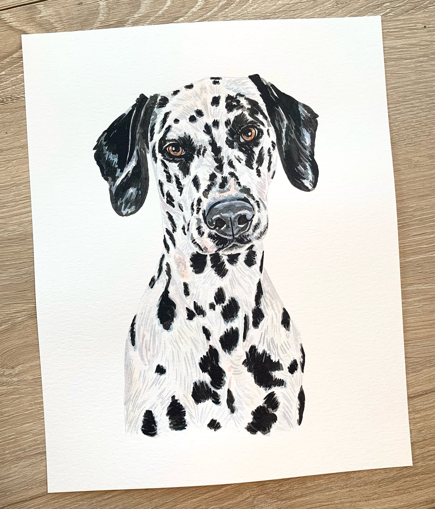 Watercolor Pet Portrait - One Pet