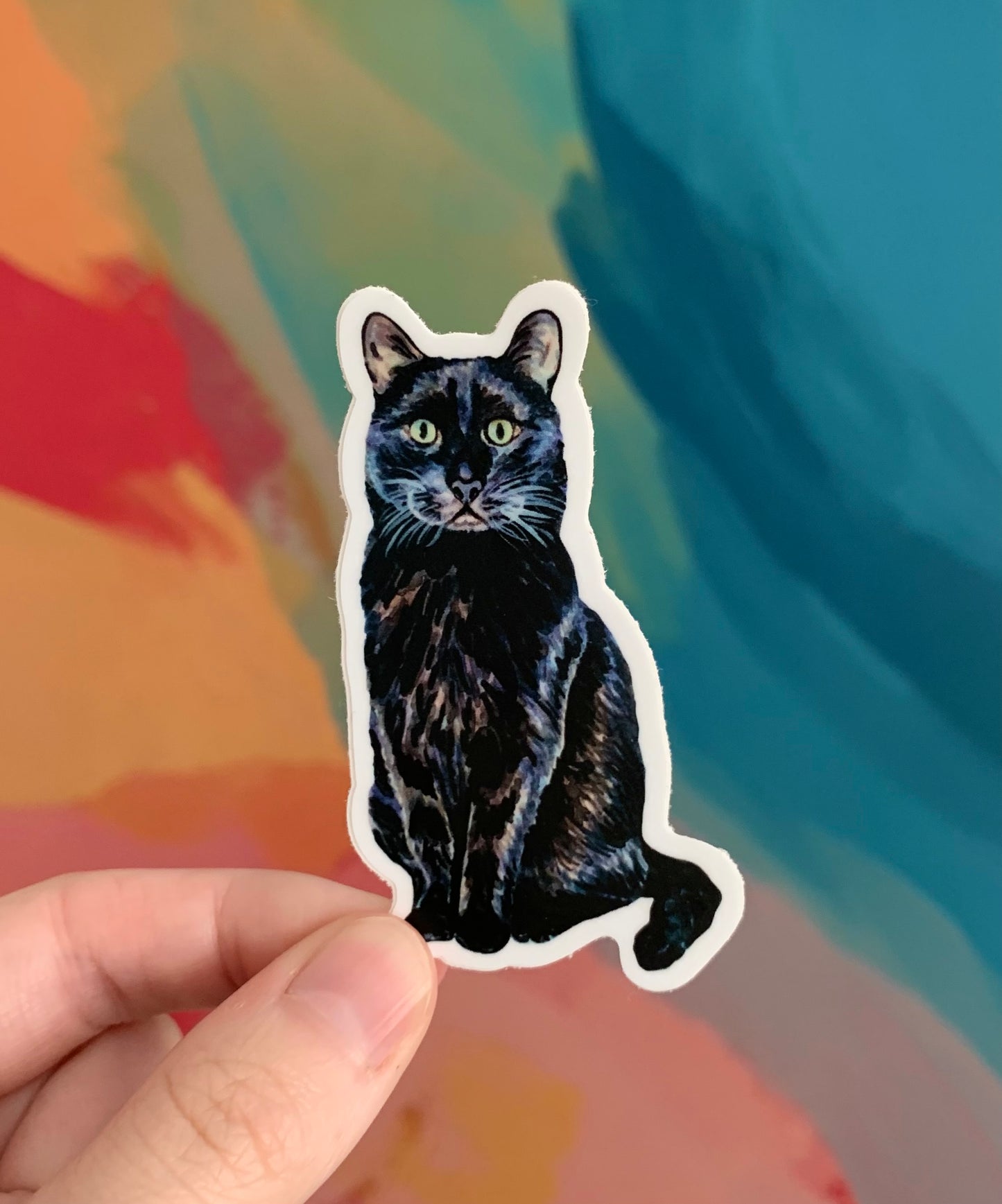 Black Cat Sticker