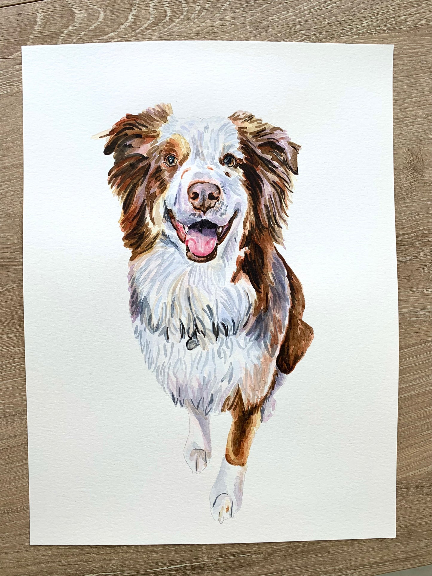 Watercolor Pet Portrait - One Pet