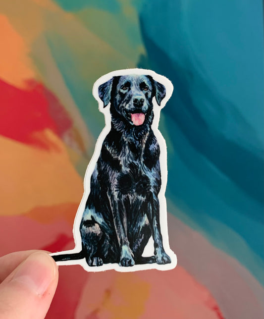 Black Lab Sticker