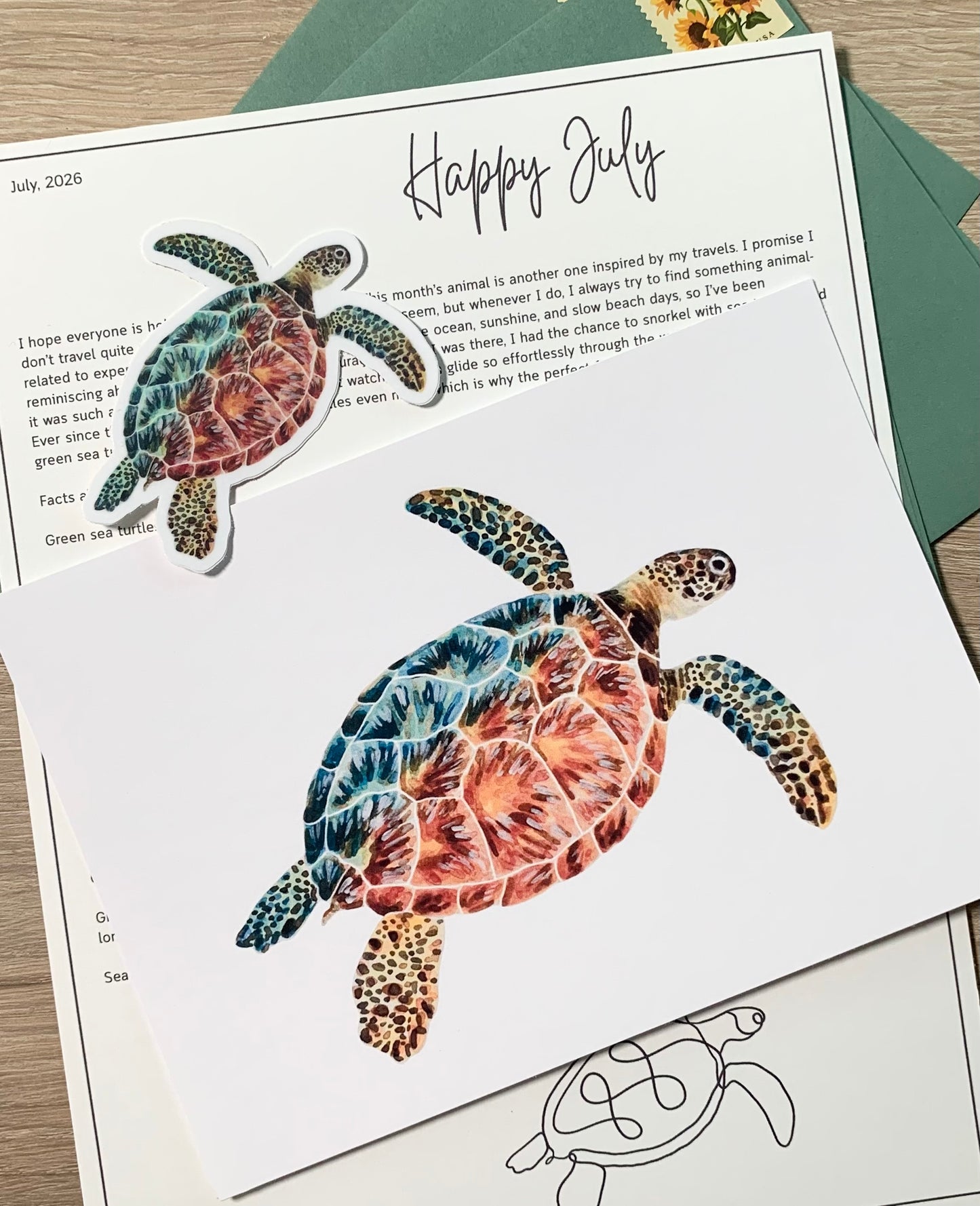 Animal Art Print Club - Snail Mail Subscription