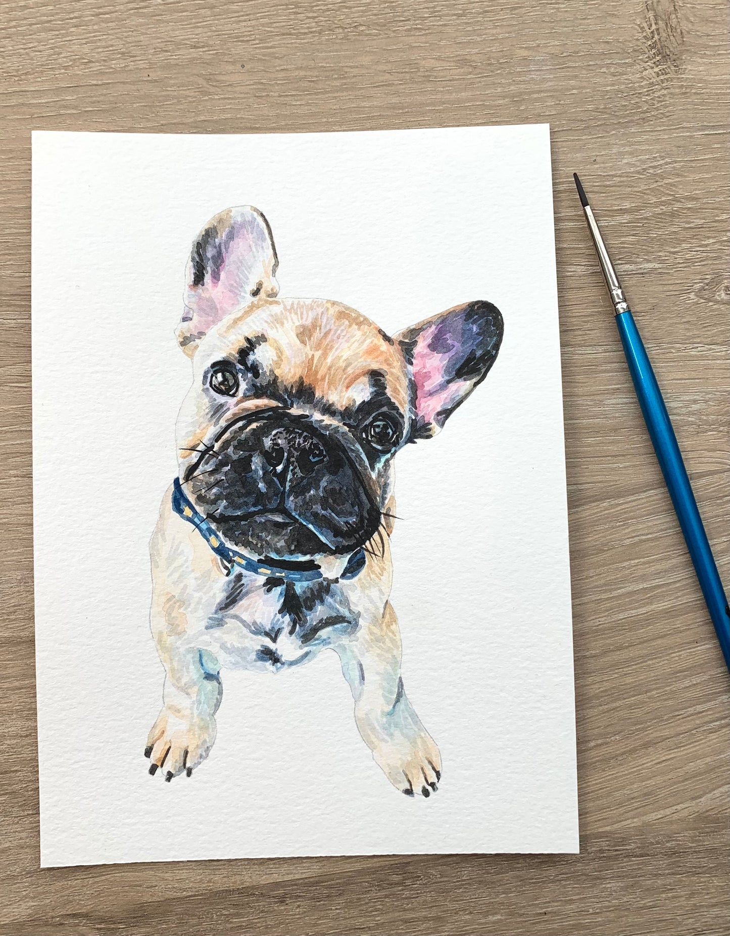 Watercolor Pet Portrait - One Pet