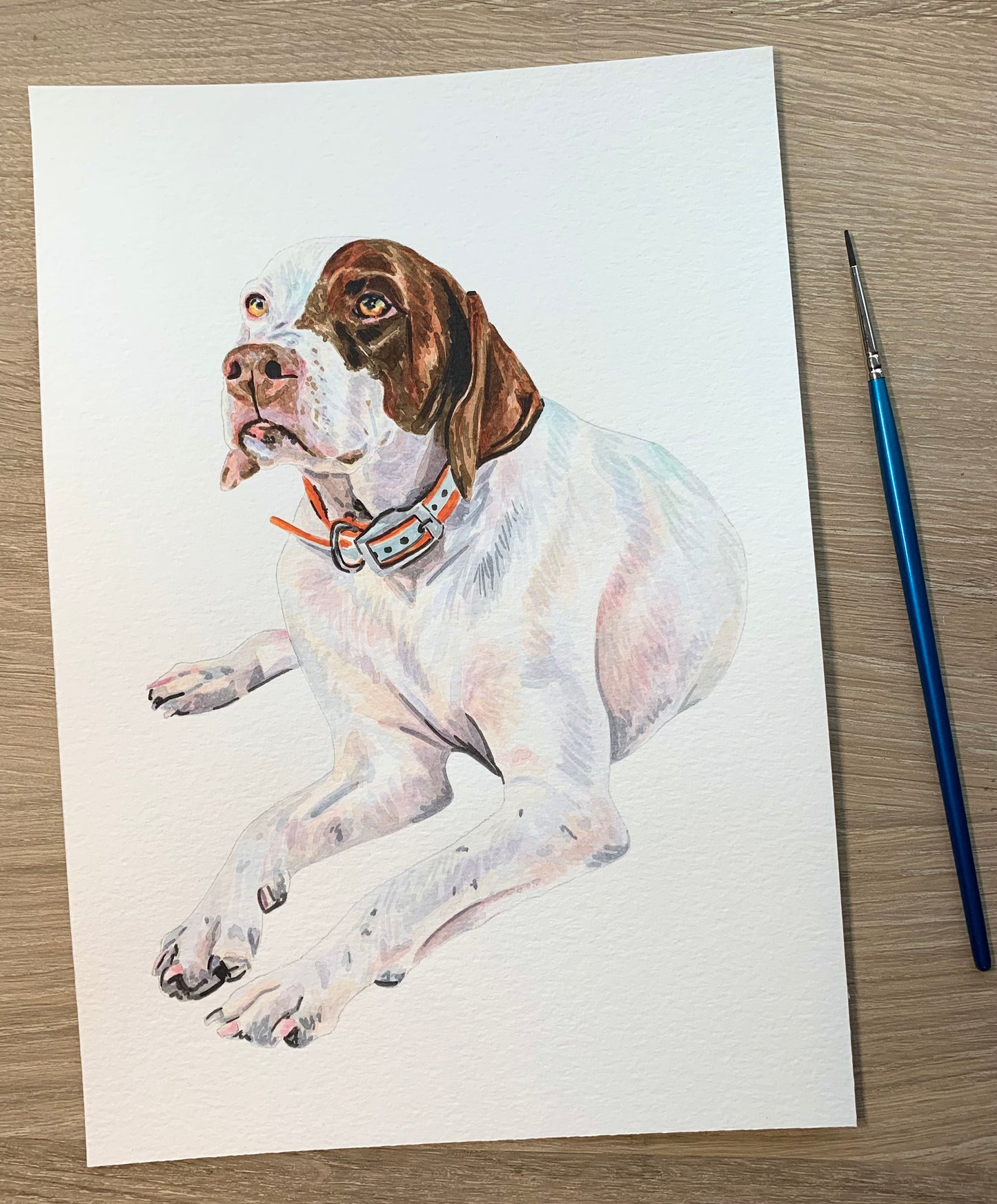 Watercolor Pet Portrait - One Pet