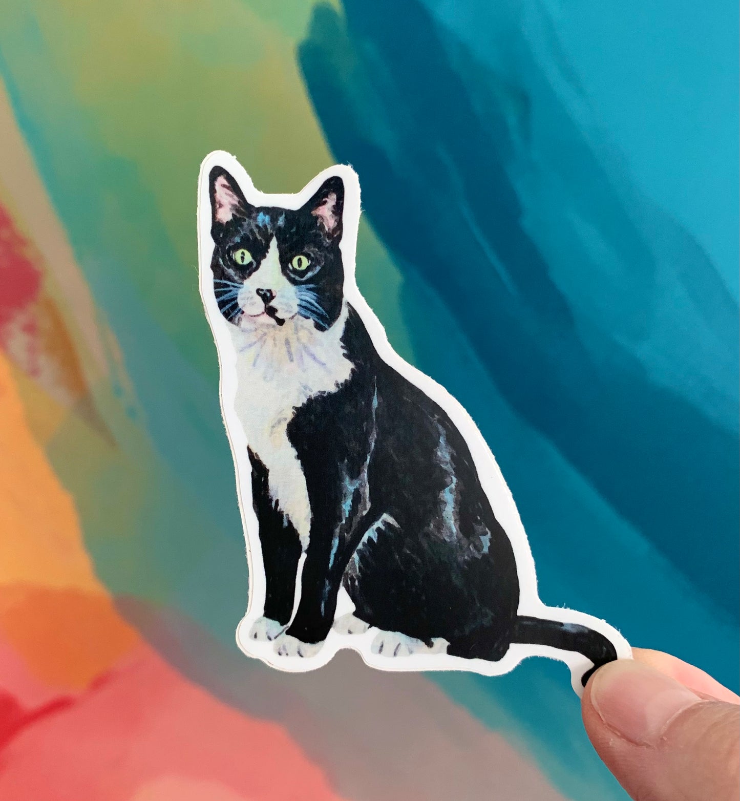 Tuxedo Cat Sticker