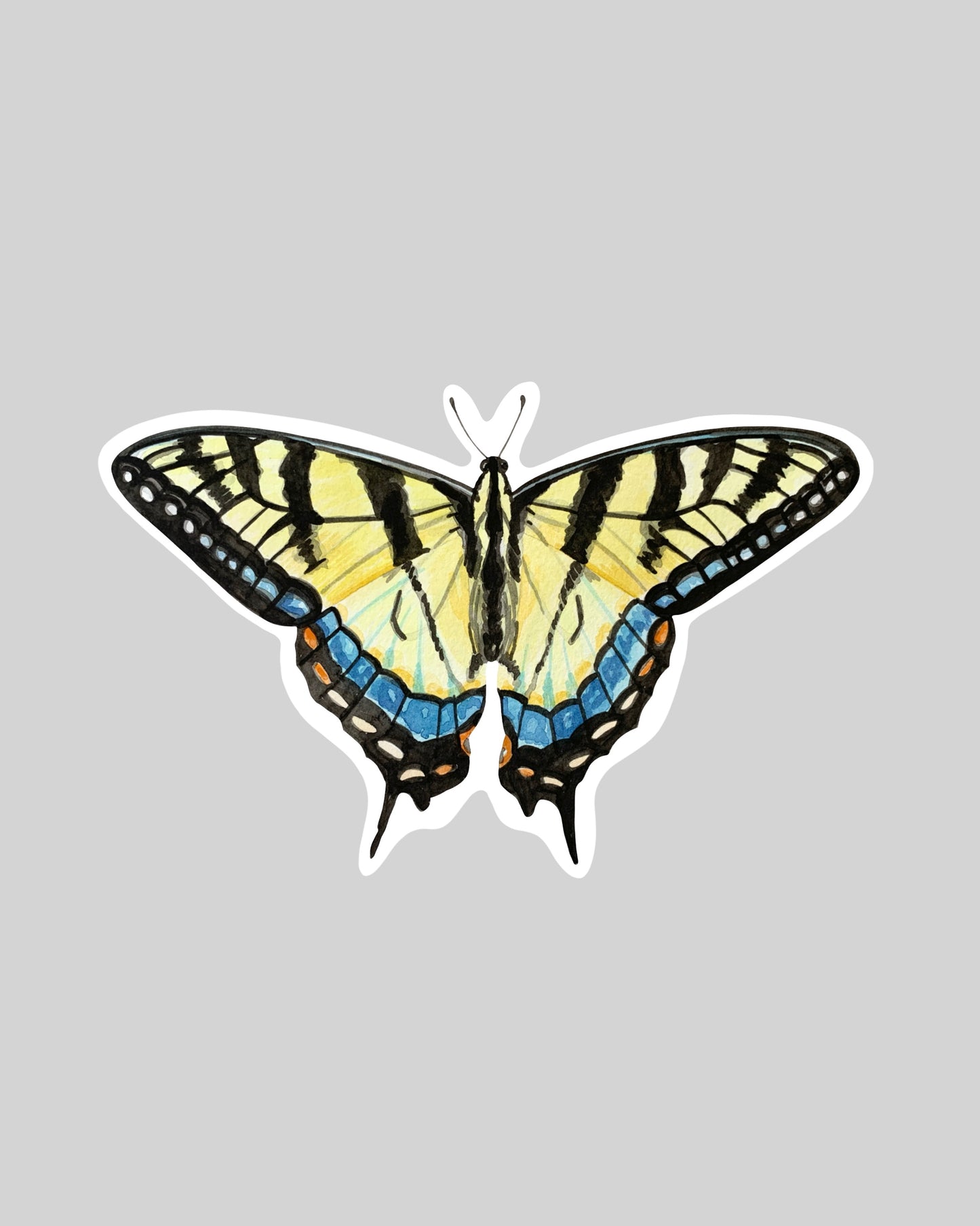 Tiger Swallowtail Butterfly Sticker