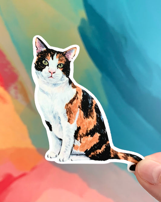 Calico Cat Sticker