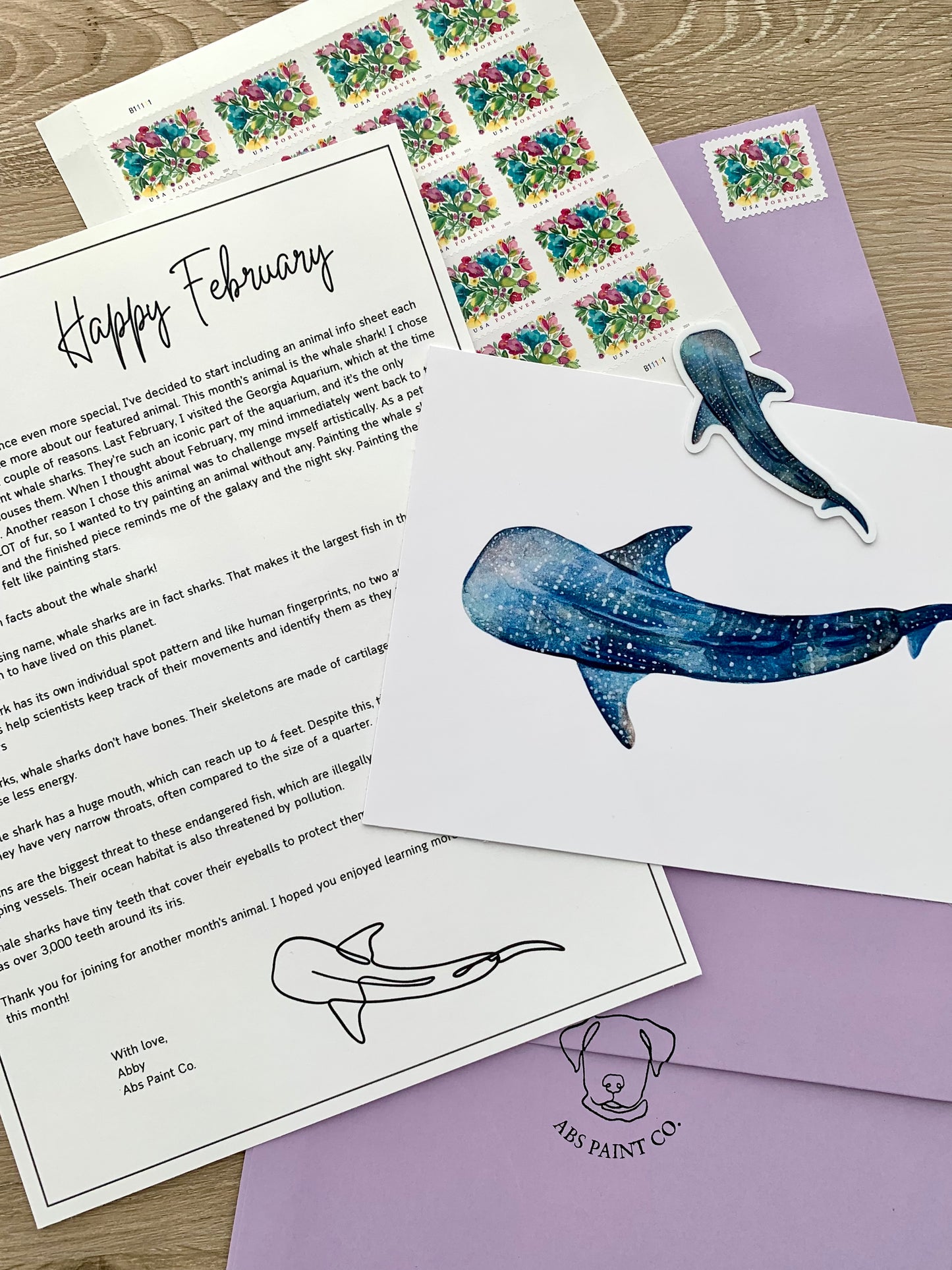 Animal Art Print Club - Snail Mail Subscription