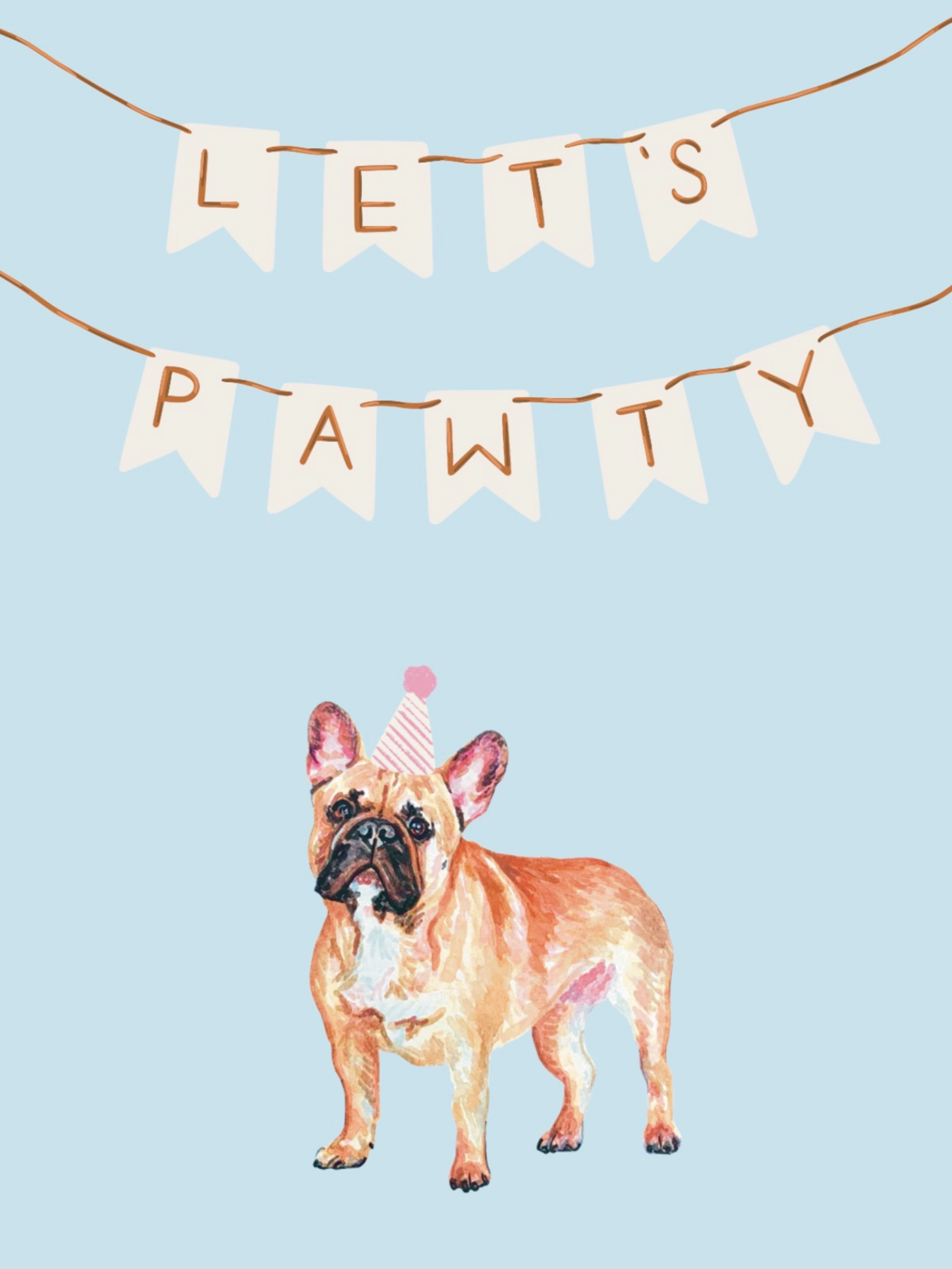 “Let’s Pawty” Birthday Card