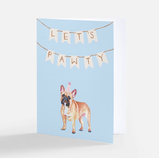 “Let’s Pawty” Birthday Card