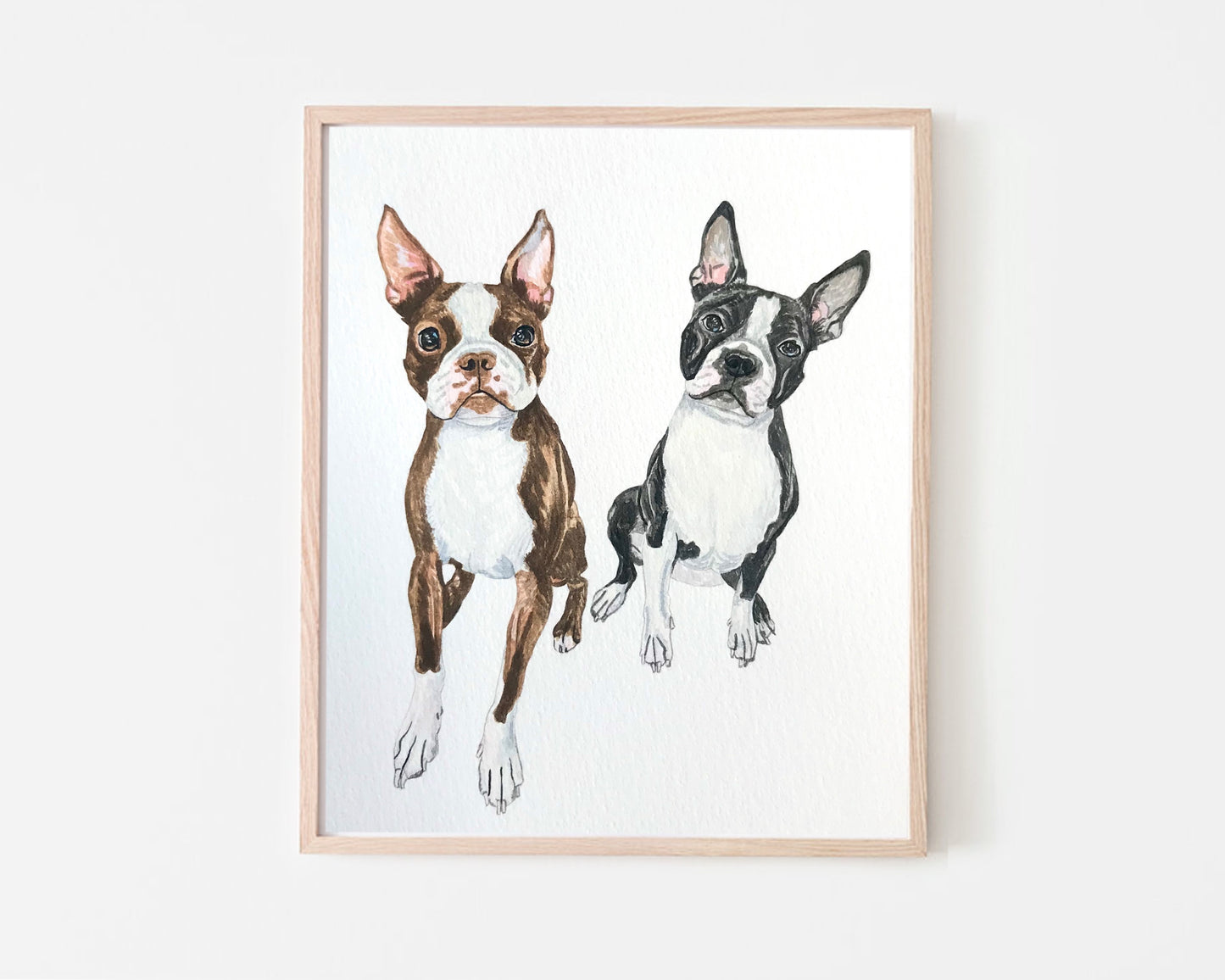 Watercolor Pet Portrait - Multiple Pets