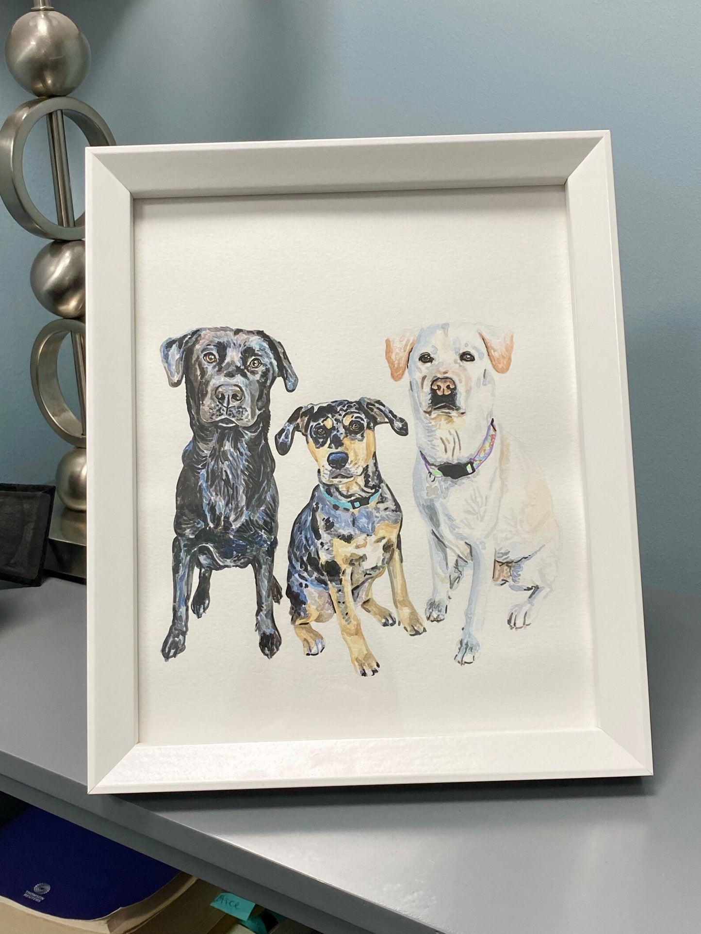 Watercolor Pet Portrait - Multiple Pets