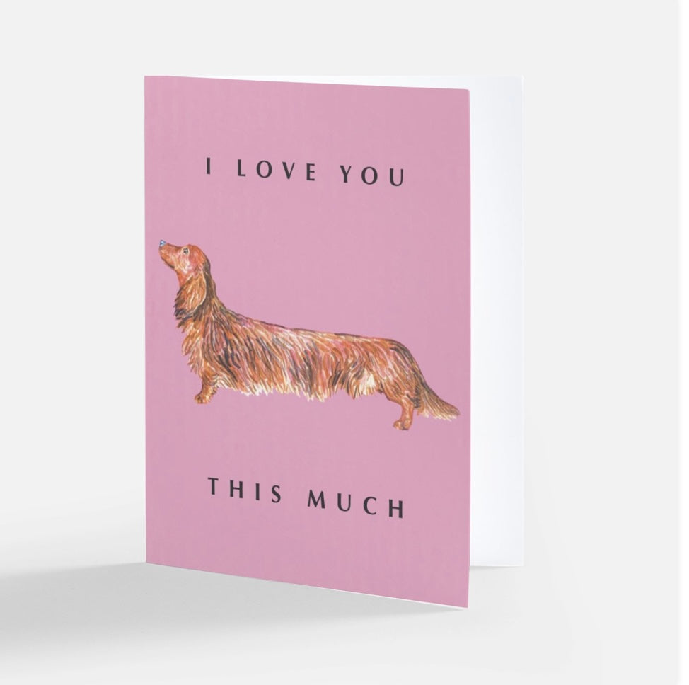 “I Love You” Greeting Card